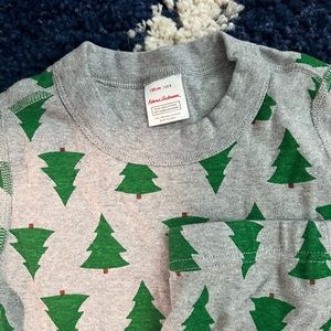 Christmas tree long sleeve and pant pajama pj set